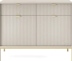 Zestawy Mebli Do Salonu></noscript>PIASKI Zestaw nowoczesnych mebli do salonu z komodą AVANTI kaszmir