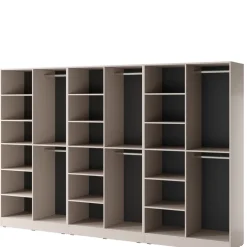 Meble Dla Dzieci|Szafy Modułowe>PIASKI Zestaw szaf modułowych do garderoby czarny grafit SIGMA