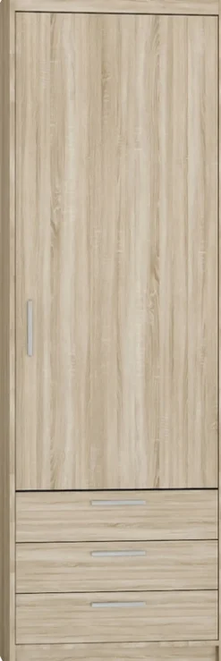 Garderoby|Zestawy Mebli Do Przedpokoju></noscript>Lempert Zestaw szaf modułowych z nadstawkami do sypialni KUBA dąb sonoma