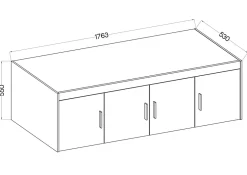 Garderoby|Zestawy Mebli Do Przedpokoju></noscript>Lempert Zestaw szaf modułowych z nadstawkami do garderoby KUBA dąb sonoma