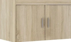 Zestawy Mebli Do Przedpokoju|Szafy Modułowe></noscript>Lempert Zestaw szafa z nadstawką do garderoby z szufladami KUBA dąb sonoma