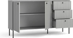 Zestawy Mebli Do Salonu></noscript>MEBLOSIEK Zestaw szarych mebli do salonu IRYS nowoczesny