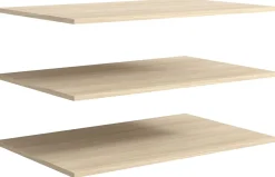 Akcesoria Do Szaf|Akcesoria Do Szaf>MEBLOSIEK Zestaw trzech półek do garderoby BARCELI dąb barista