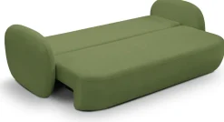 Meble Dla Dzieci|Meble Młodzieżowe>LASKI Zielona kanapa do salonu z funkcją spania OMERO