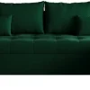 Narożniki>BROMARKT Zielony narożnik rozkładany duży z funkcją spania HOT U SLIM do salonu