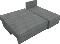 Narożniki>IZABELLA MEBLE Zielony narożnik z funkcją spania i pojemnikiem na pościel HECTOR